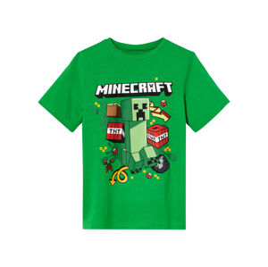 Chlapčenské tričko Minecraft (110/116, zelená)